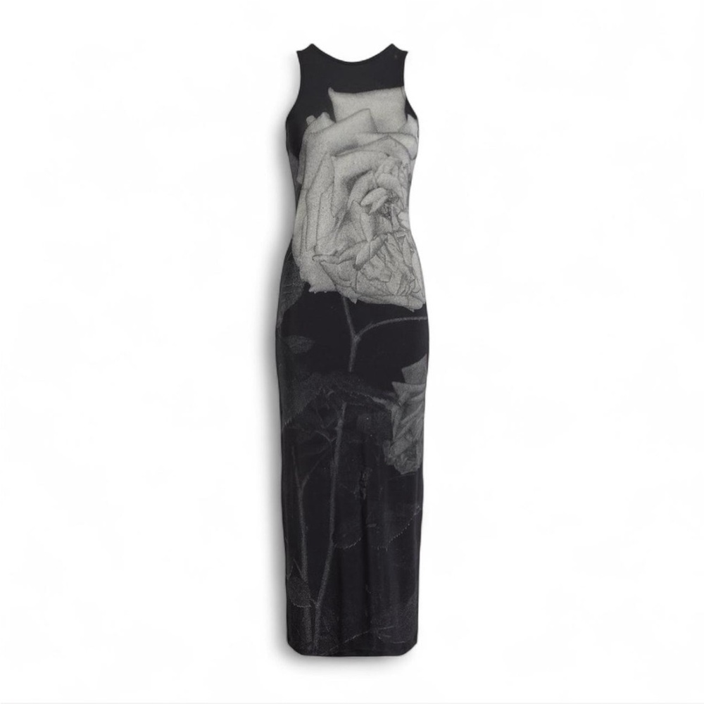 Paloma Wool Black and Gray Maxi Dress